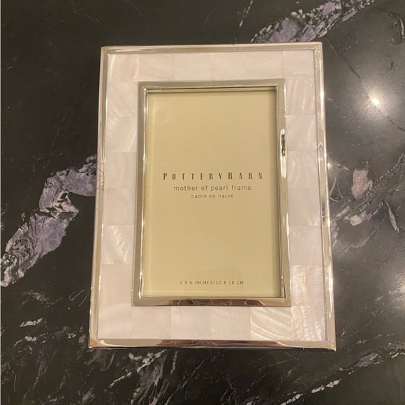 POTTERY BARN Mother-Of-Pearl Frame - Picture 7 of 9